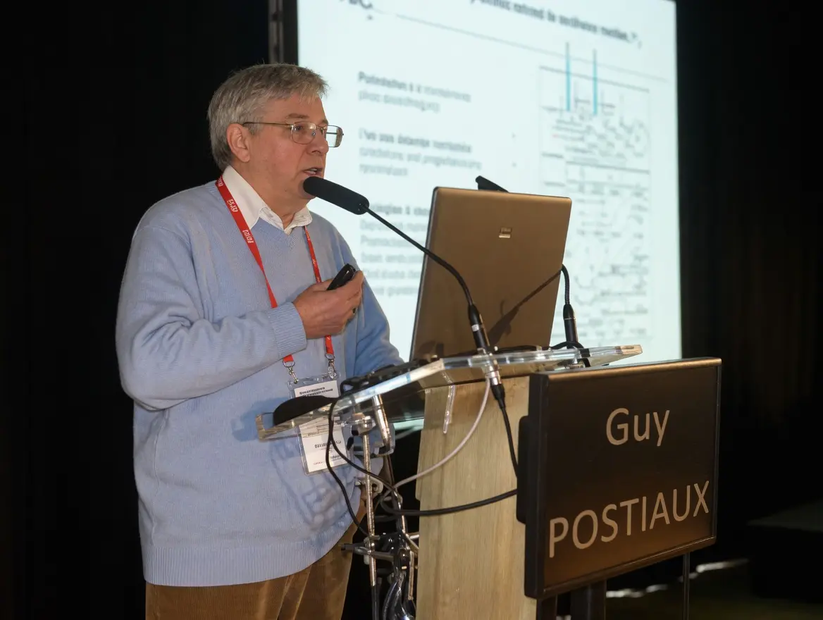 Guy Postiaux en formation — kinésithérapie respiratoire