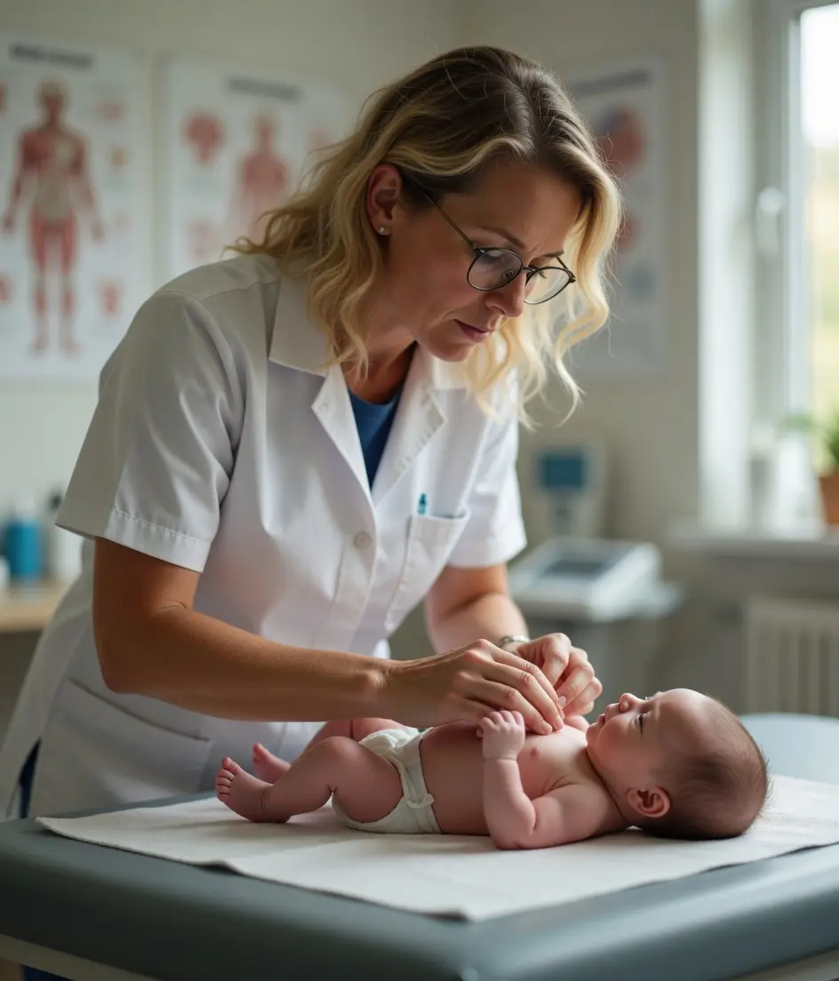 Kinésithérapie respiratoire sur bébé selon la méthode Guy Postiaux — démonstration ELPr