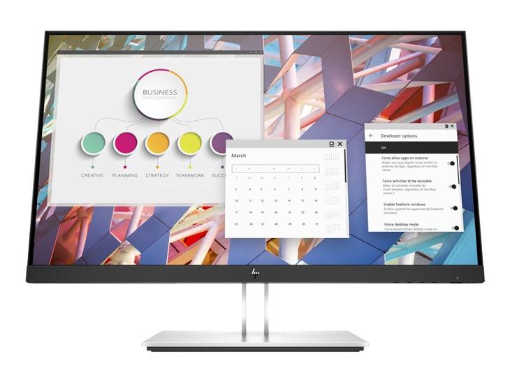 écran  HP E24 G4 - E-Series - écran LED - 23.8" (23.8" visualisable) - 1920 x 1080 Full HD (1080p) @ 60 Hz - IPS - 250 c