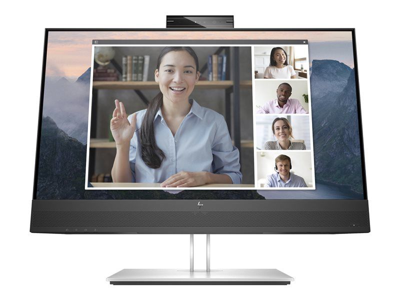 écran HP E24mv G4 Conferencing Monitor - E-Series - écran LED - 23.8" - 1920 x 1080 Full HD (1080p) @ 60 Hz - IPS - 250 