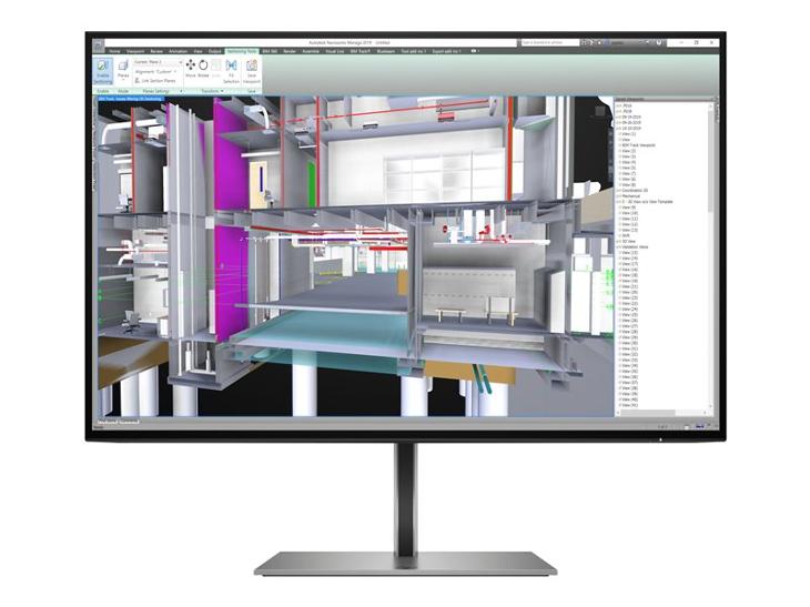 écran Écran LED - 24" - 1920 x 1200 WUXGA @ 60 Hz - IPS - 350 cd/m² - 1000:1 - 5 ms - HDMI, 2xDisplayPort, USB-C - argen