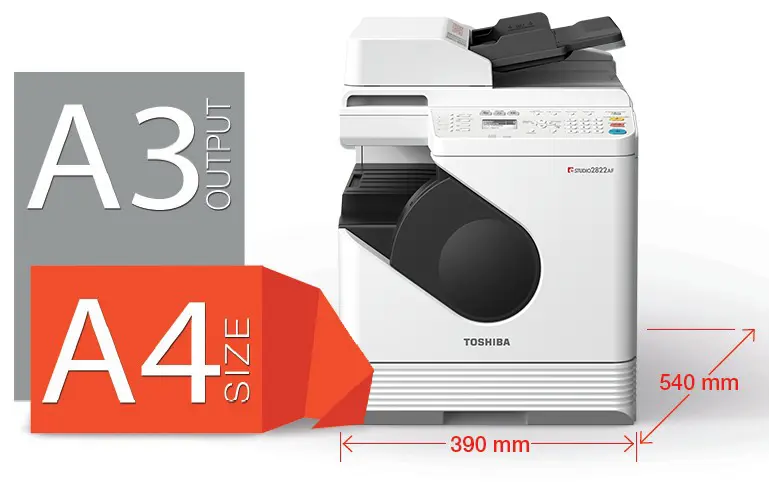 Copieur Toshiba 2822AM noir et blanc + scanner multifonctions