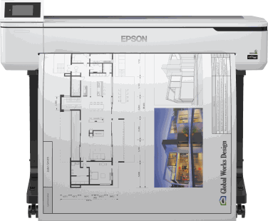 Tireuse de plan Epson SureColor SC-T5400M - 36" pouces, format A0 imprimante multifonctions - couleur - jet d'encre - Ro (copie)