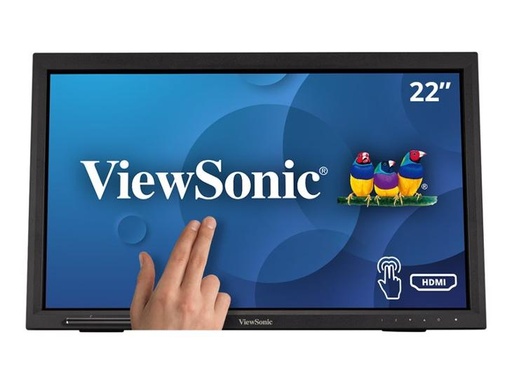 [TD2223] écran ViewSonic TD2223 - Écran LED - 22" (21.5" visualisable) - écran tactile - 1920 x 1080 Full HD (1080p) @ 75 Hz - TN