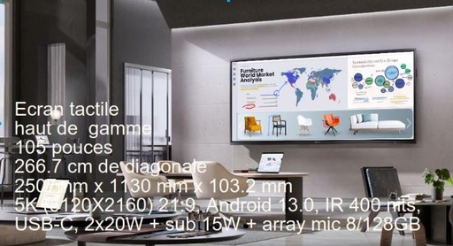 [IFP105S] ViewSonic ViewBoard IFP9850-4 - Classe de diagonale 98" écran LCD rétro-éclairé par LED - interactive - avec possibilité (copie)