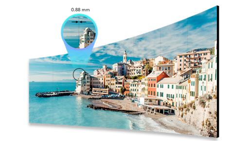 [DS-D2055HR-G] Ecran pour mur d'image HIK Vision  55 pouces bord fin de 0.88mm  - luminosité de 500 cd/M2 reference DS-D2055LR-G (copie)